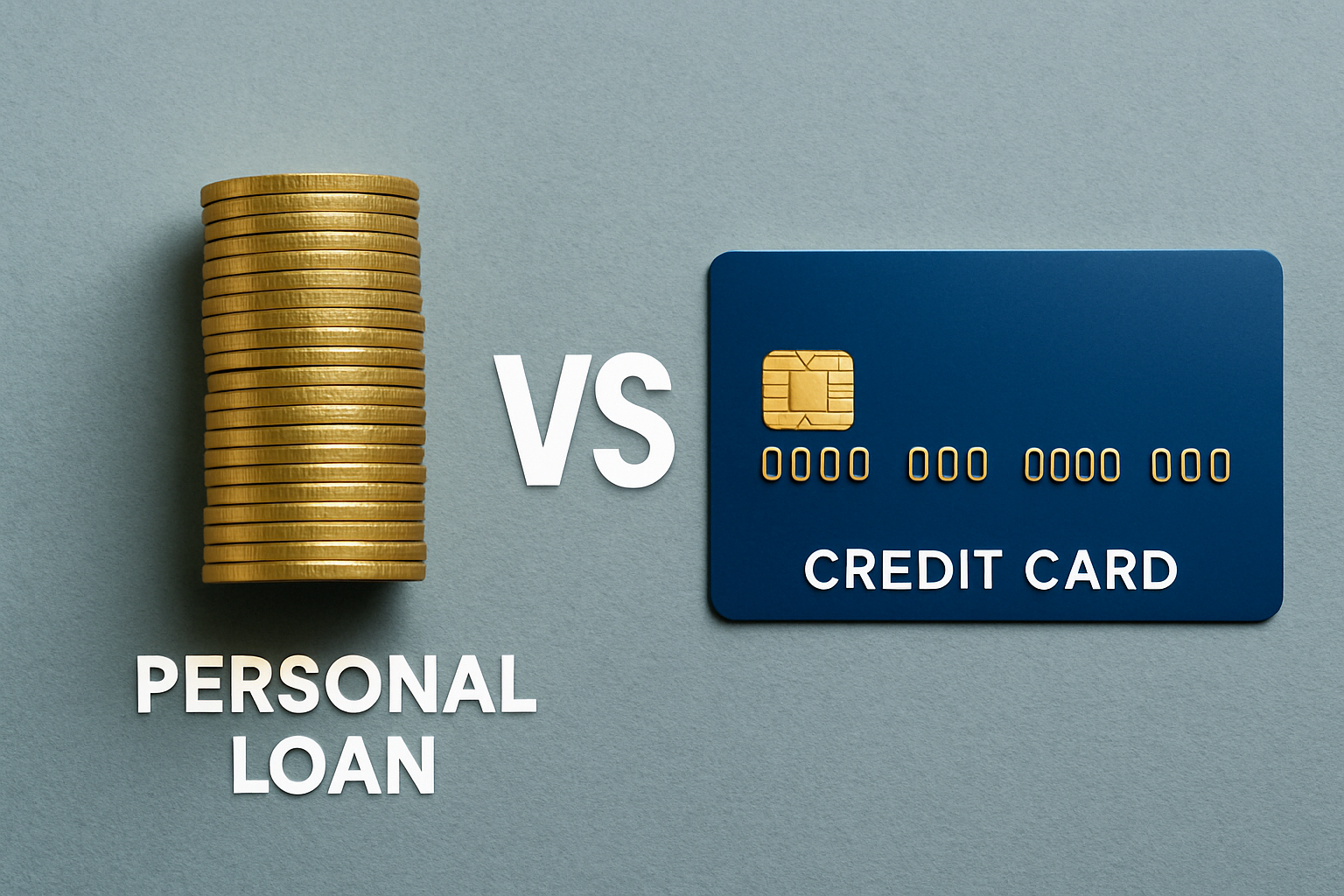 personal loan vs credit card loan